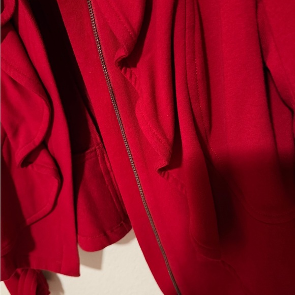 Red Radiance | INC Ruffle Blazer - Picture 9 of 14